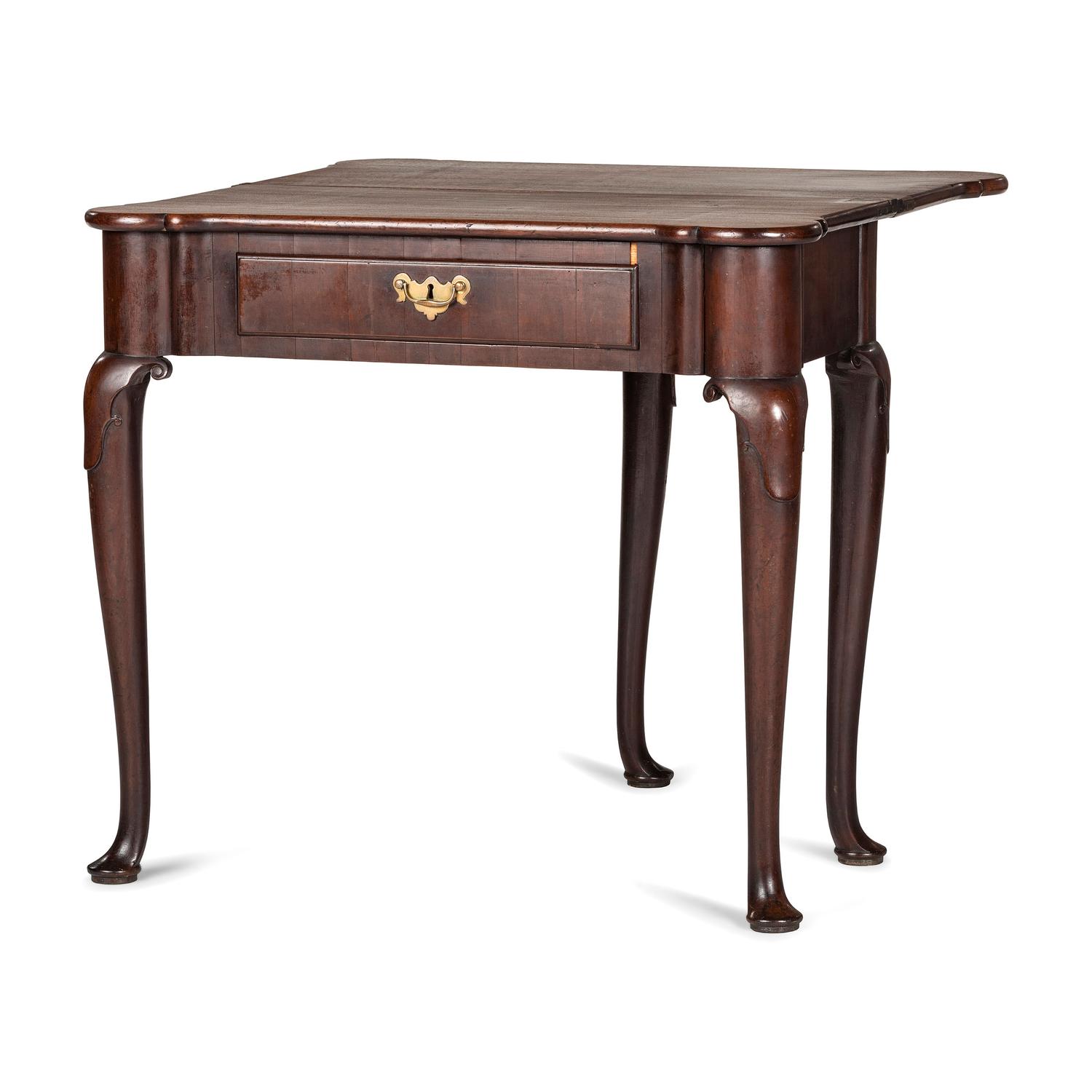 An English Veneered Walnut Games Table