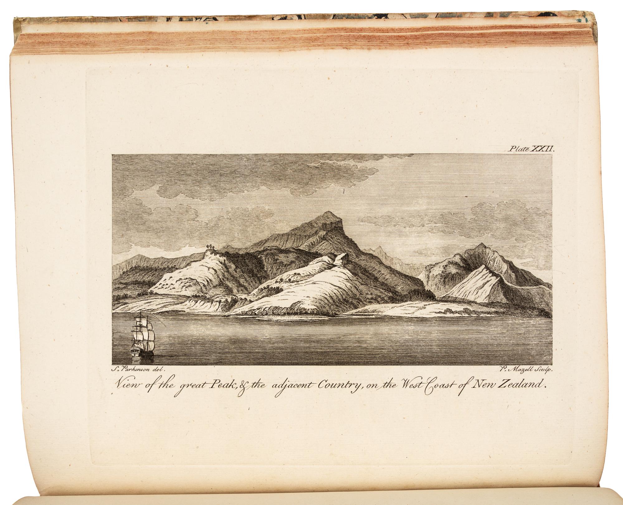 PARKINSON, Sydney (1745?-1771). A Journal of a Voyage to the South Seas. London, 1773. FIRST EDITION, LARGE-PAPER ISSUE.