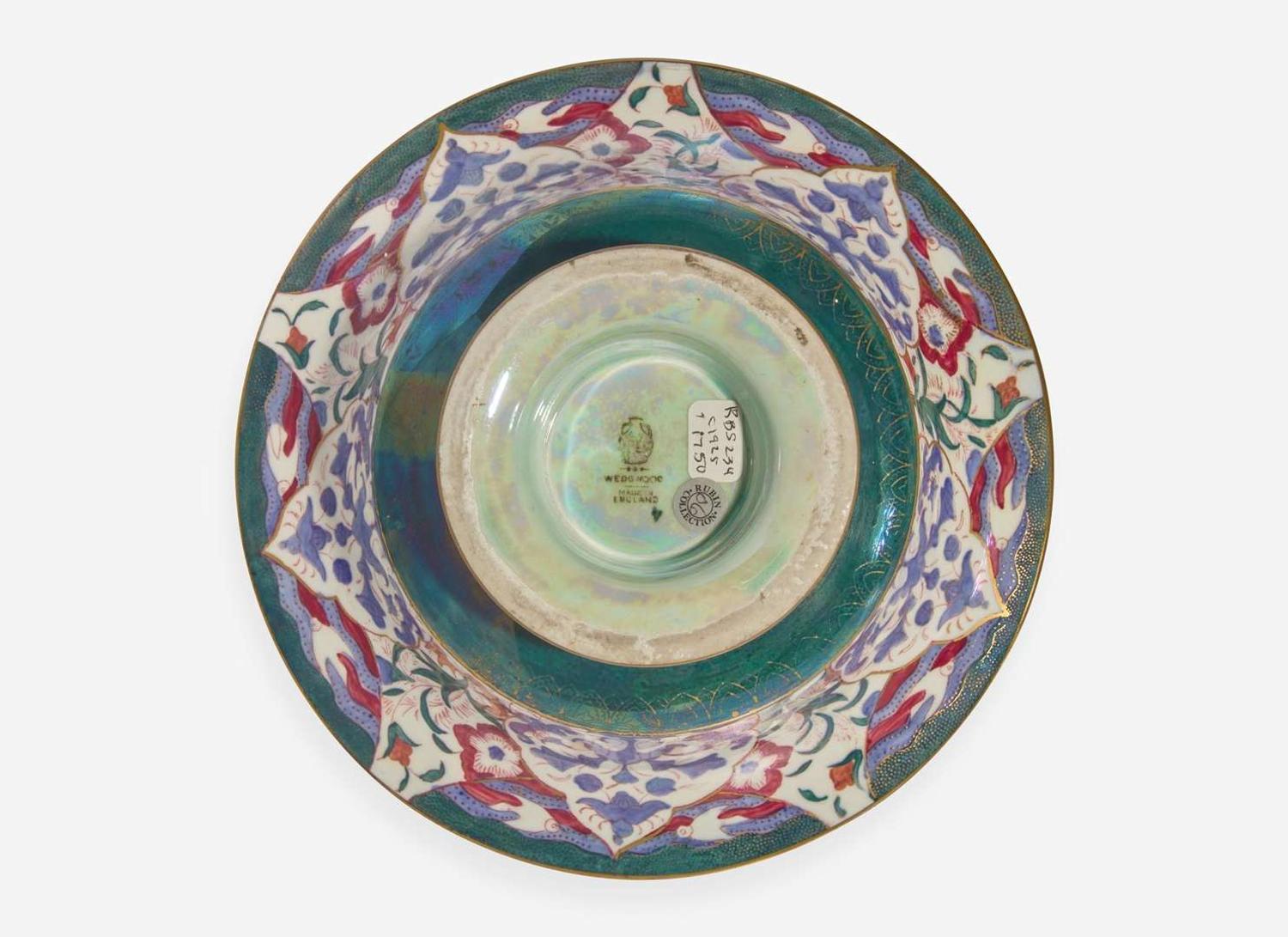 An Unusual Wedgwood Fairyland Lustre Footed Bowl, UK, circa 1925