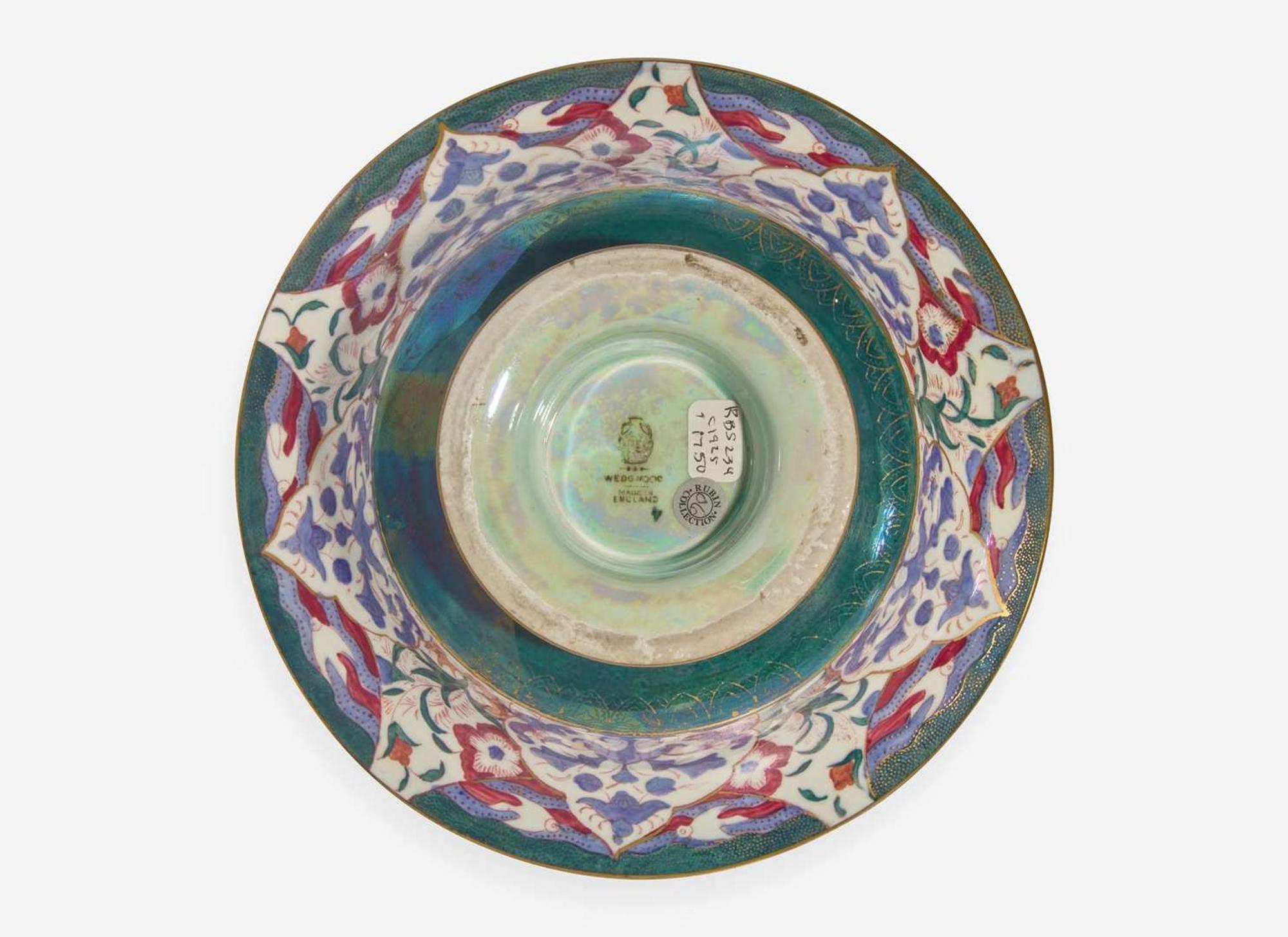 An Unusual Wedgwood Fairyland Lustre Footed Bowl, UK, circa 1925