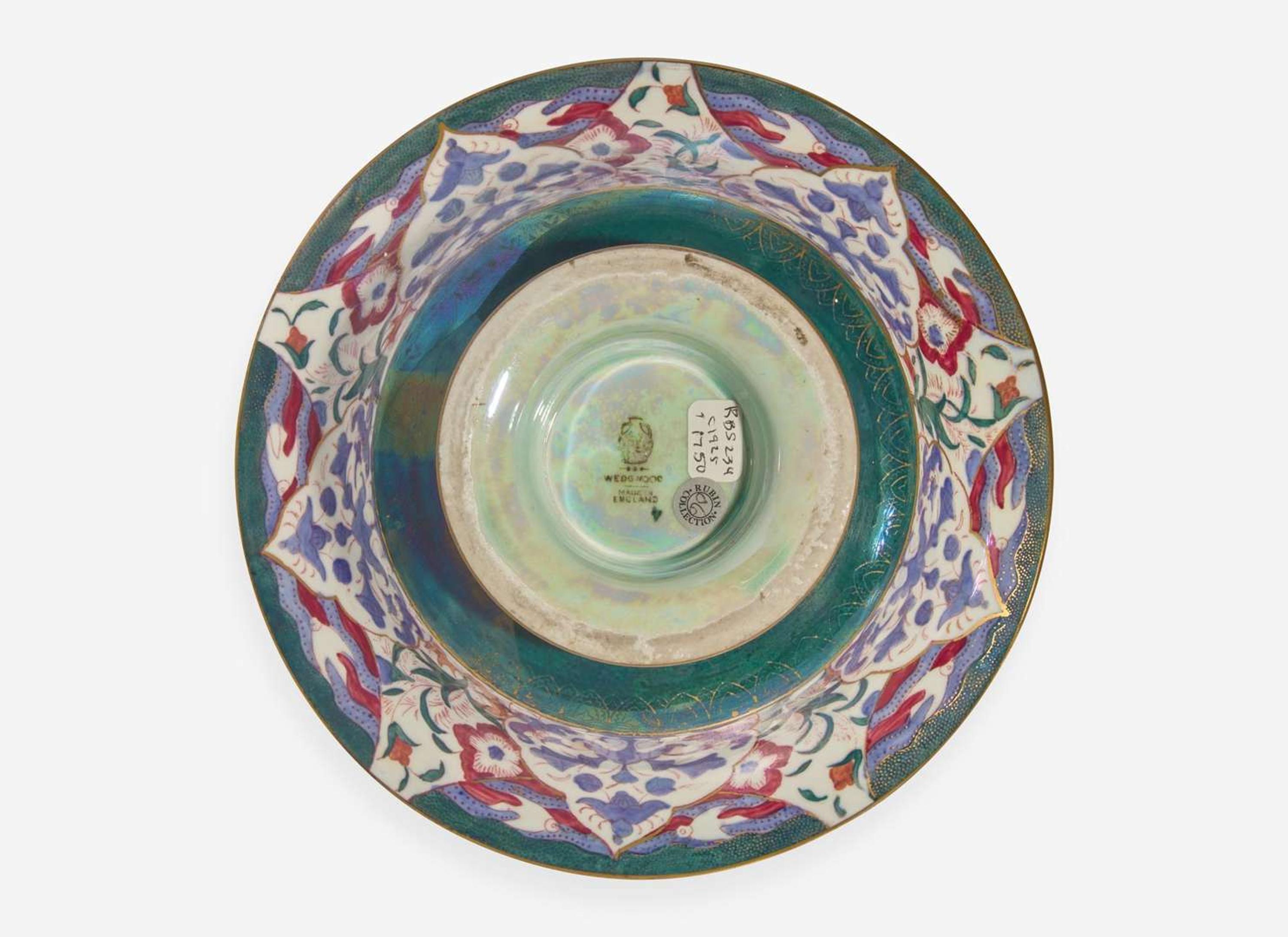 An Unusual Wedgwood Fairyland Lustre Footed Bowl, UK, circa 1925