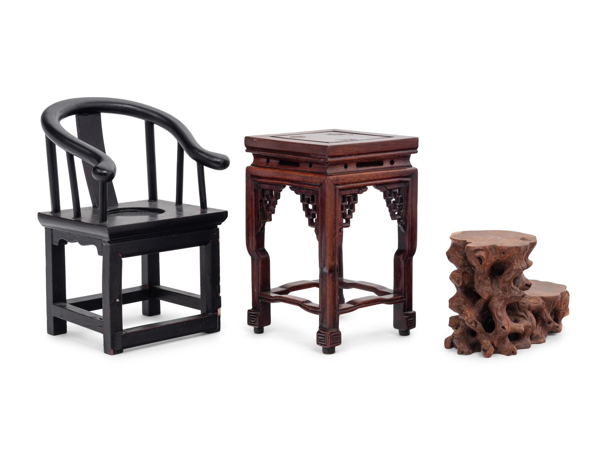 Three Chinese Hardwood Stands