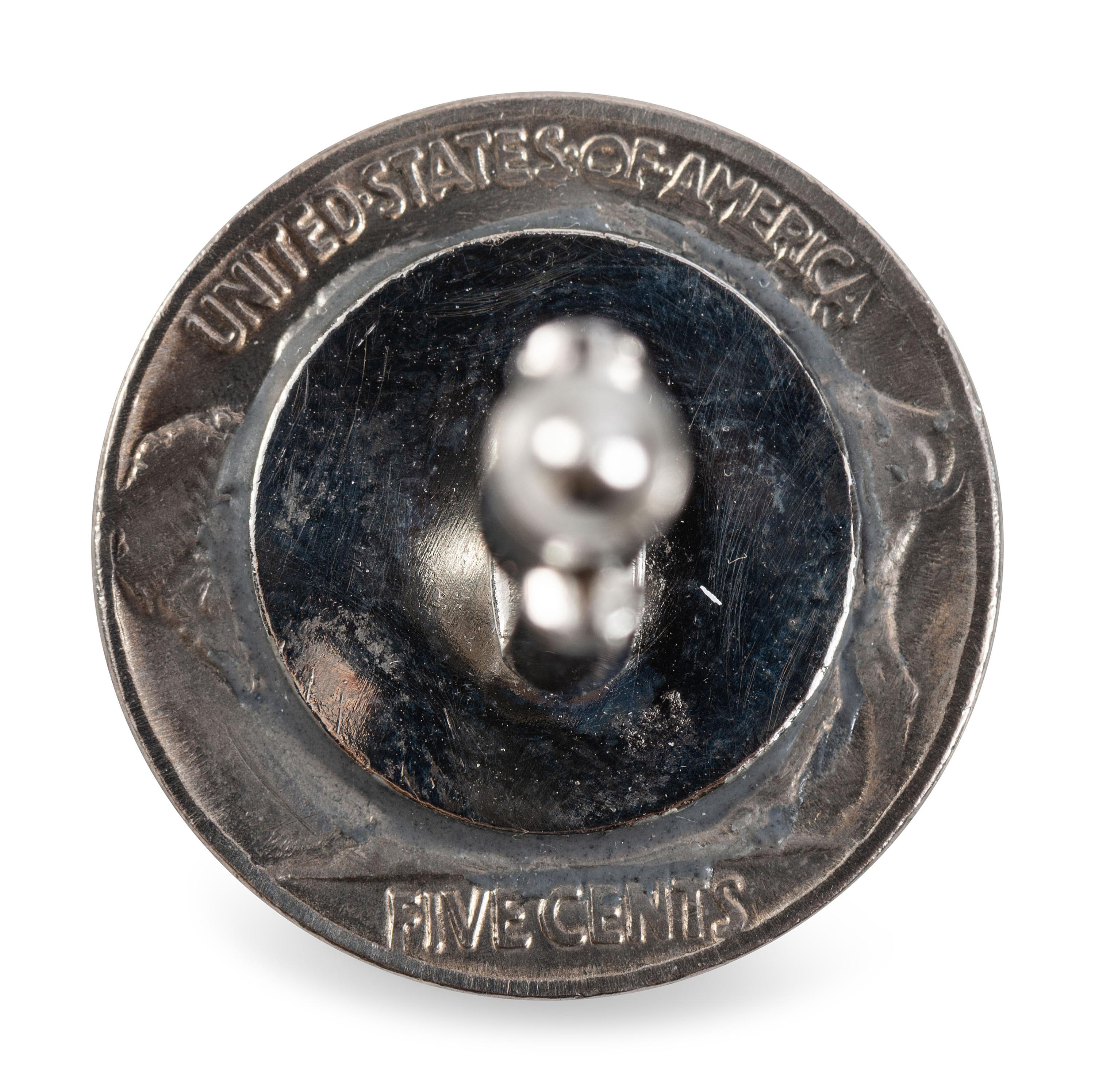 Southwestern-style Coin Button Covers AND Cuff Links