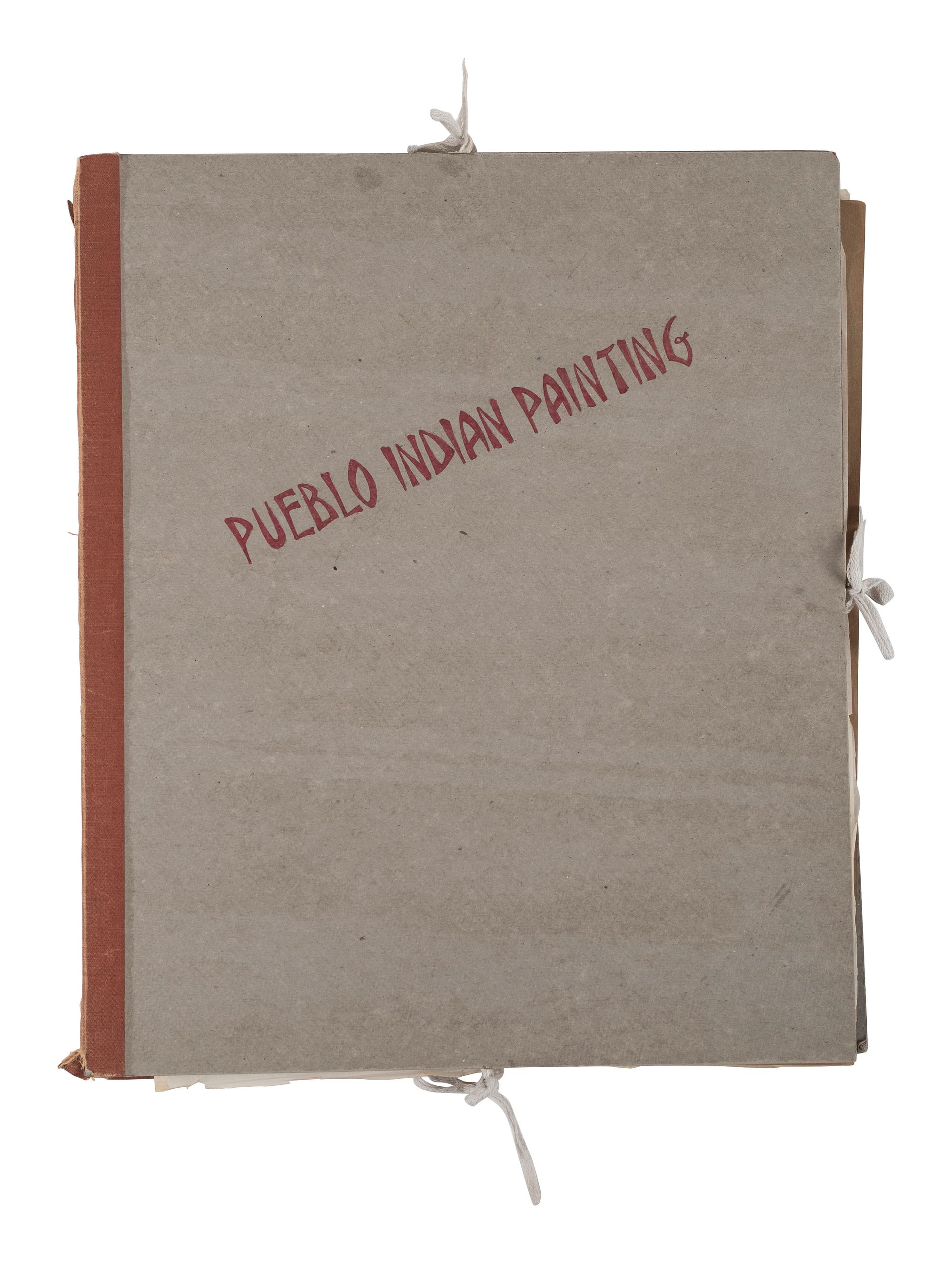[SOUTHWEST] Pueblo Indian Painting. 50 Reproductions of Watercolor Paintings by Indian Artists of the New Mexican Pueblos of San Ildefonso and Sia