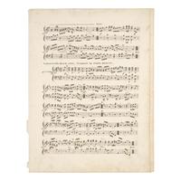 [Lafayette, Marquis de] Sheet Music for The Boston Brigade March, as Performed by the Boston Brigade Band During the Marquis de Lafayette's Visit During his Triumphal Return and Tour of America in 1824-25