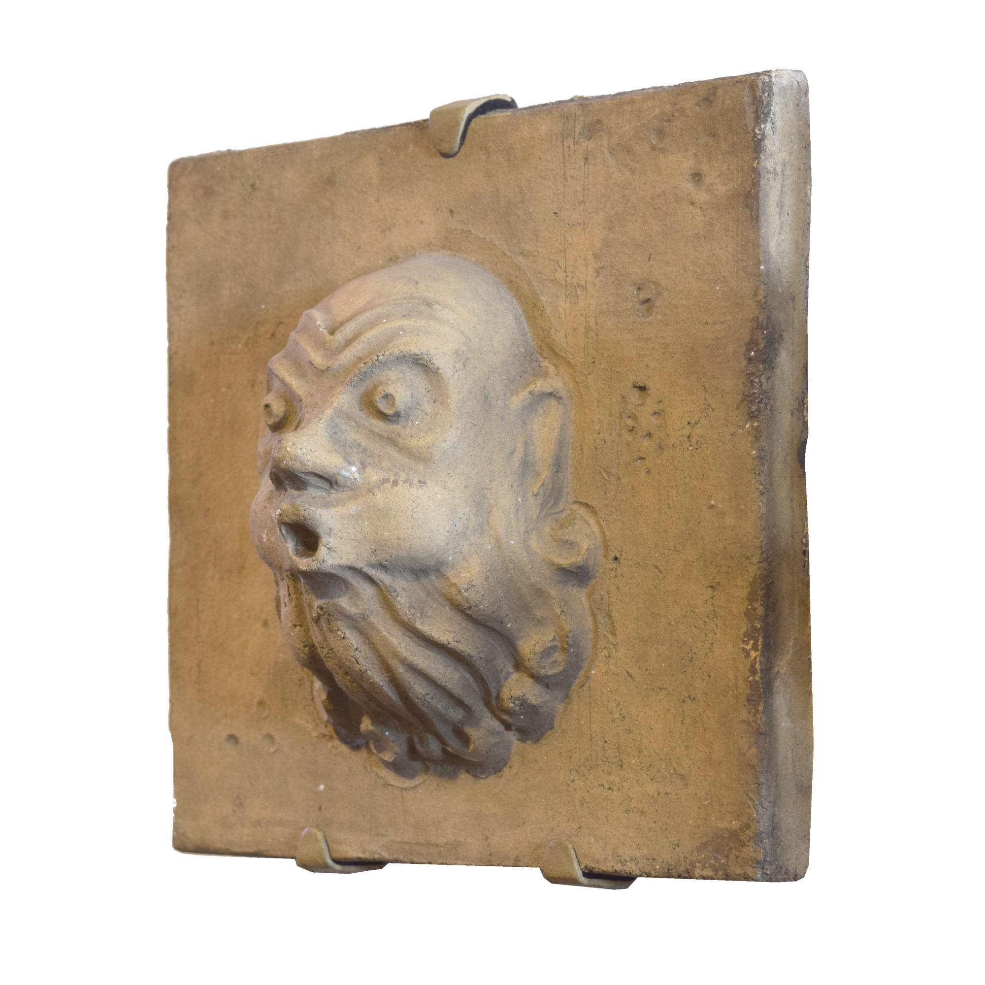 Four Edgar Miller Terra Cotta Tile Reliefs 7.75" W x 3" D x 7.5" H, each — United States, Circa 1940