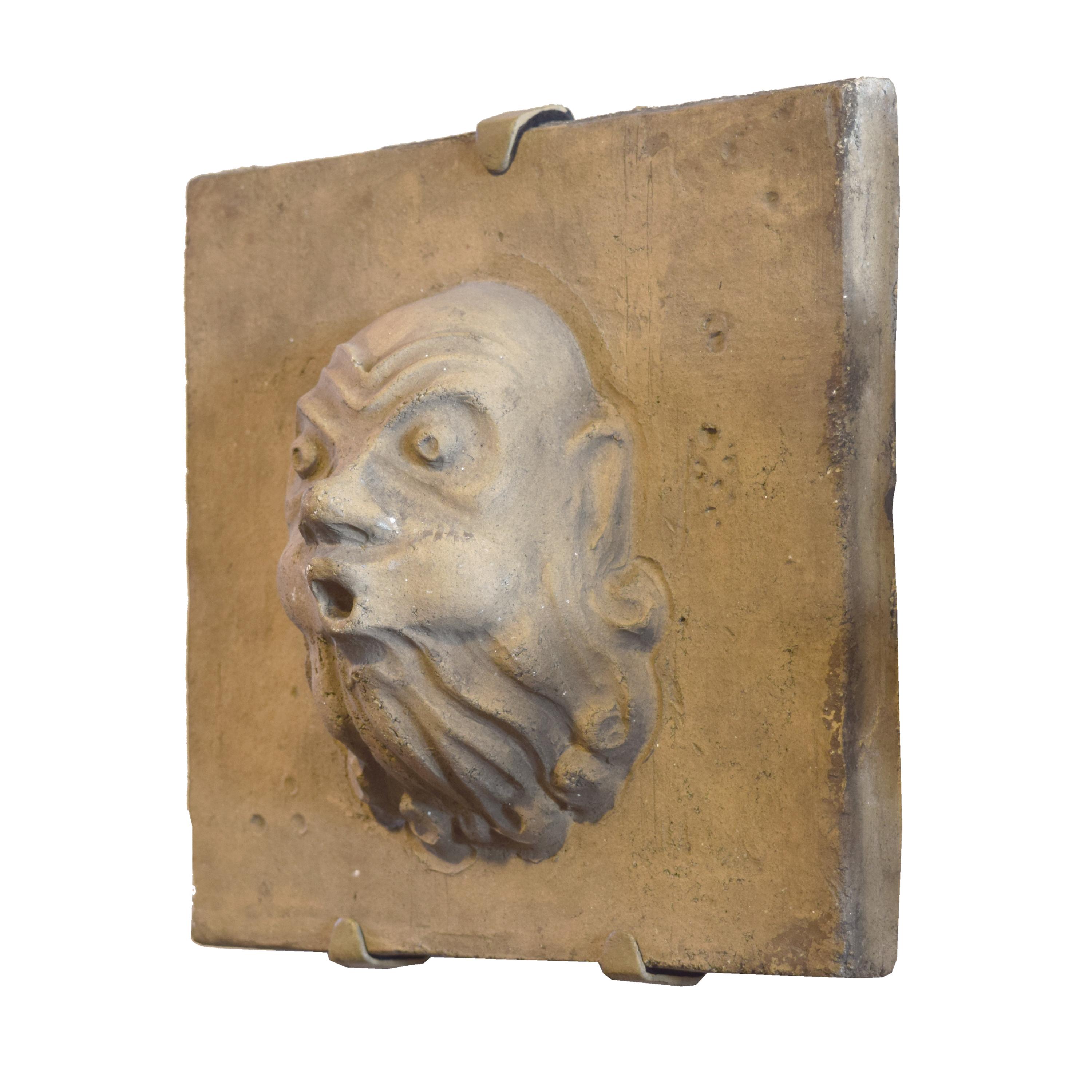 Four Edgar Miller Terra Cotta Tile Reliefs 7.75" W x 3" D x 7.5" H, each — United States, Circa 1940