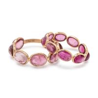 COLLECTION OF PINK TOURMALINE RINGS