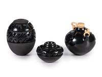 Miniature Carved Blackware Pottery