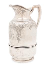 An American Silver Water Pitcher