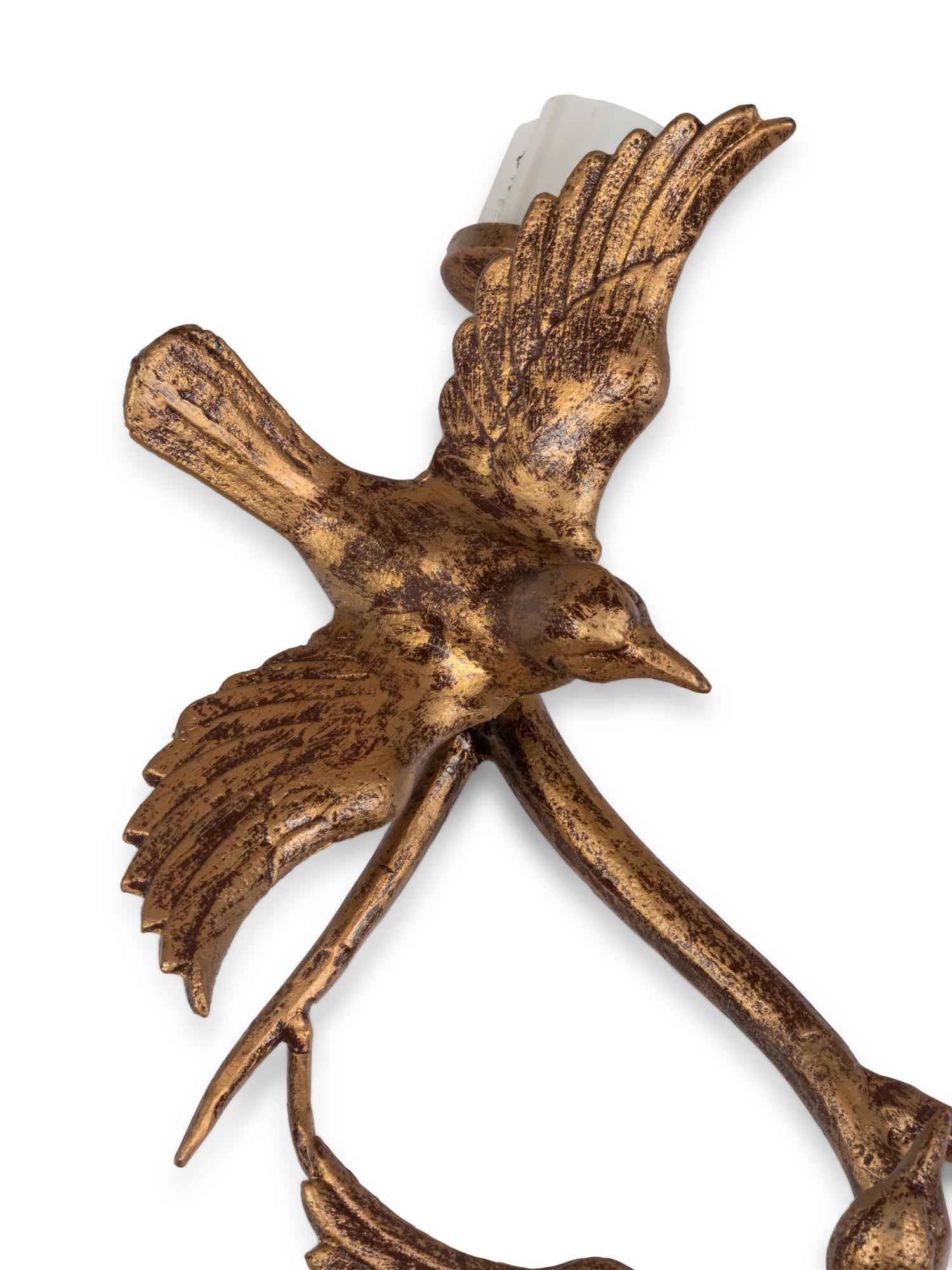 A Pair of Gilt Metal Ornaments