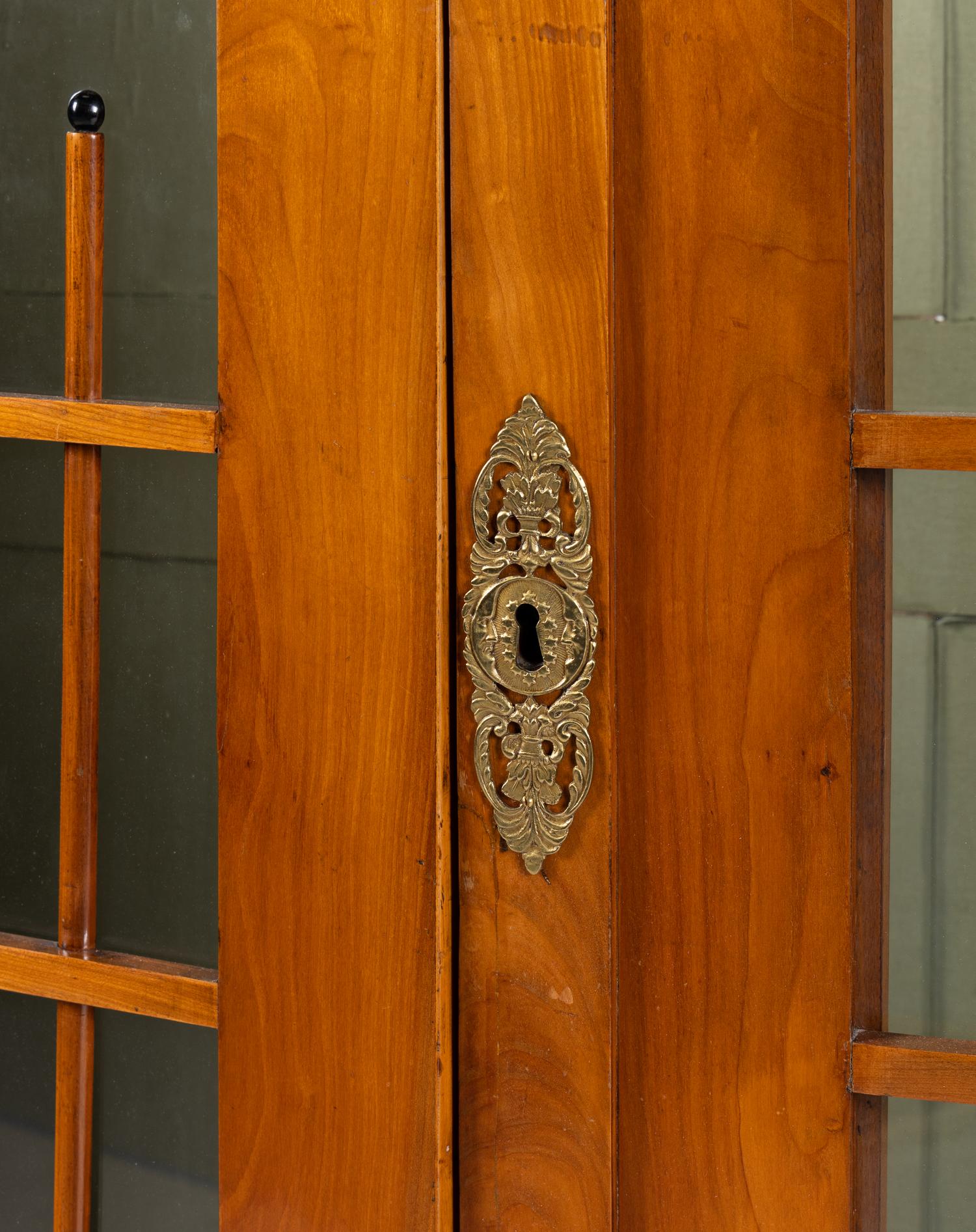 A Biedermeier Cherrywood Bookcase