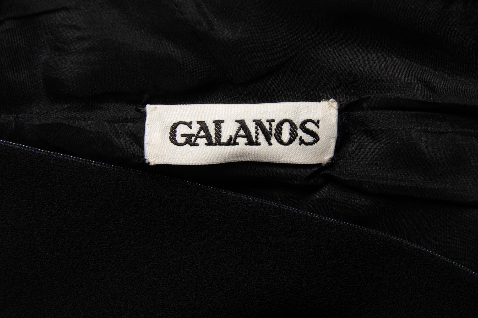 Galanos Black Dress
