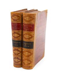 RUSSIAN HISTORY, Rambaud, Alfred, History of Russia, From the Earliest Times to 1882, Volumes 2 and 3; three-quarter calf with marbled boards, black and red labels, gilt tooled spine.
