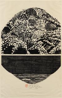 Naoko Matsubara, (Japanese, b. 1937), No Dancer and Spring Mirror (a pair of works)