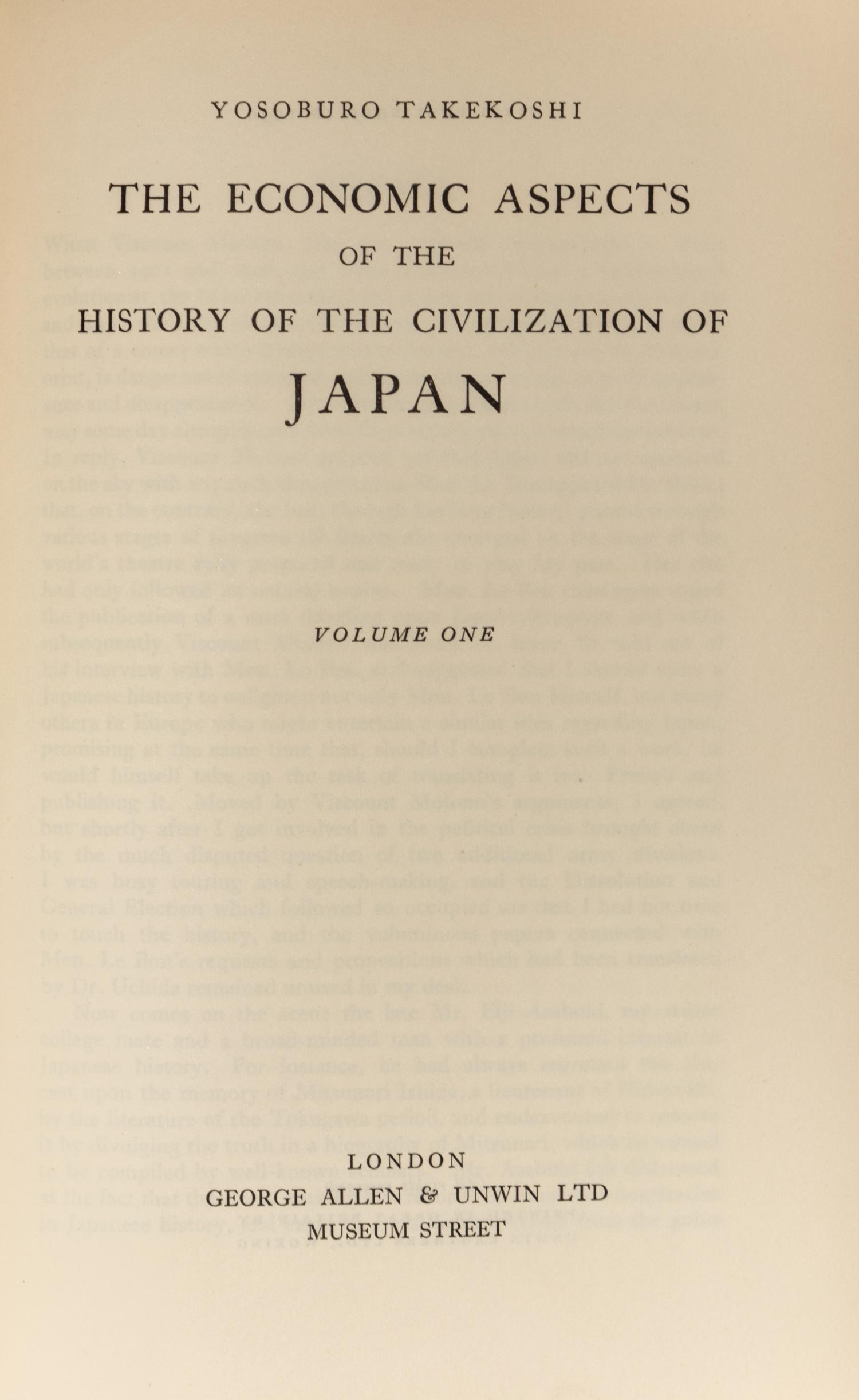 [JAPANESE ART] A group of works about Japanese Art, comprising: