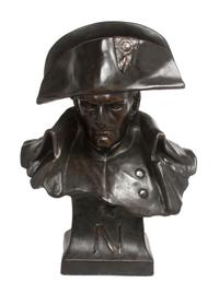 A Ceramic Bust of Napoleon Height 26 inches.