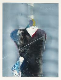 Fritz Scholder (Luiseño, 1937–2005) — Portrait with White Line , 1982