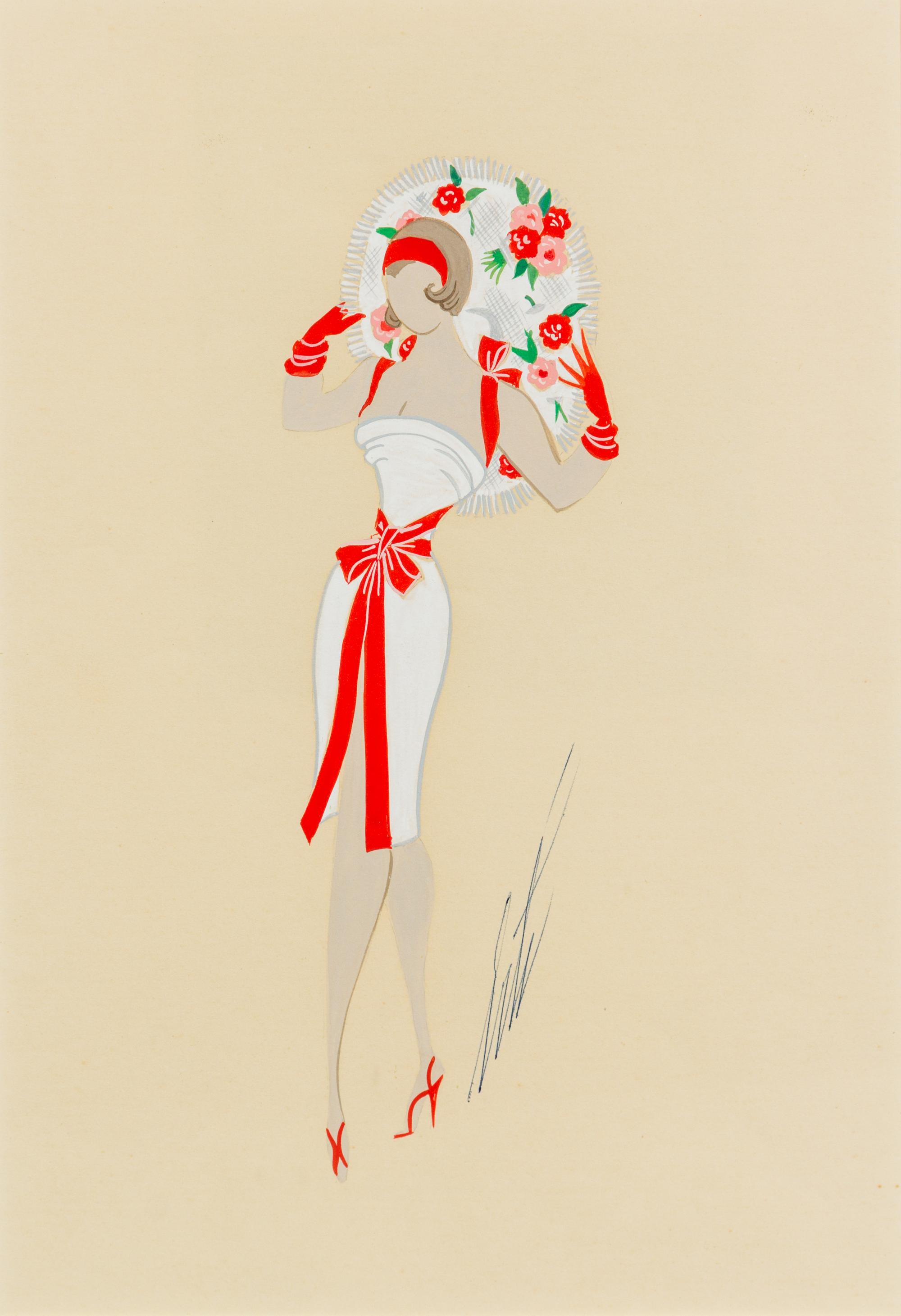 Erte (Romain de Tirtoff), (French, 1892-1990), Wonder World, New York, 1964