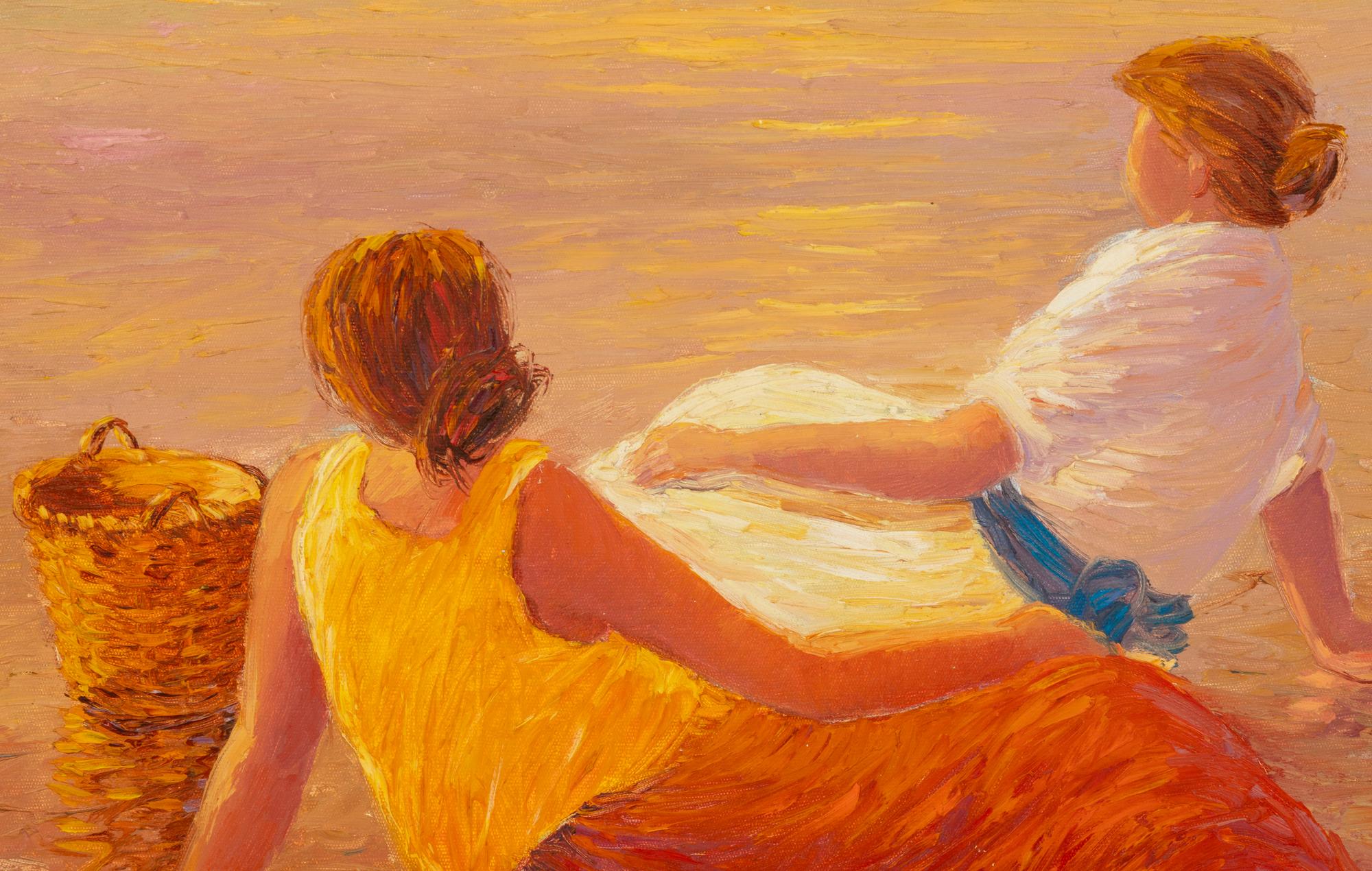Muyeres en la Playa