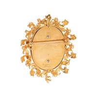 YELLOW GOLD AND DIAMOND PORTRAIT PENDANT/BROOCH