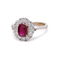 RUBY AND DIAMOND RING
