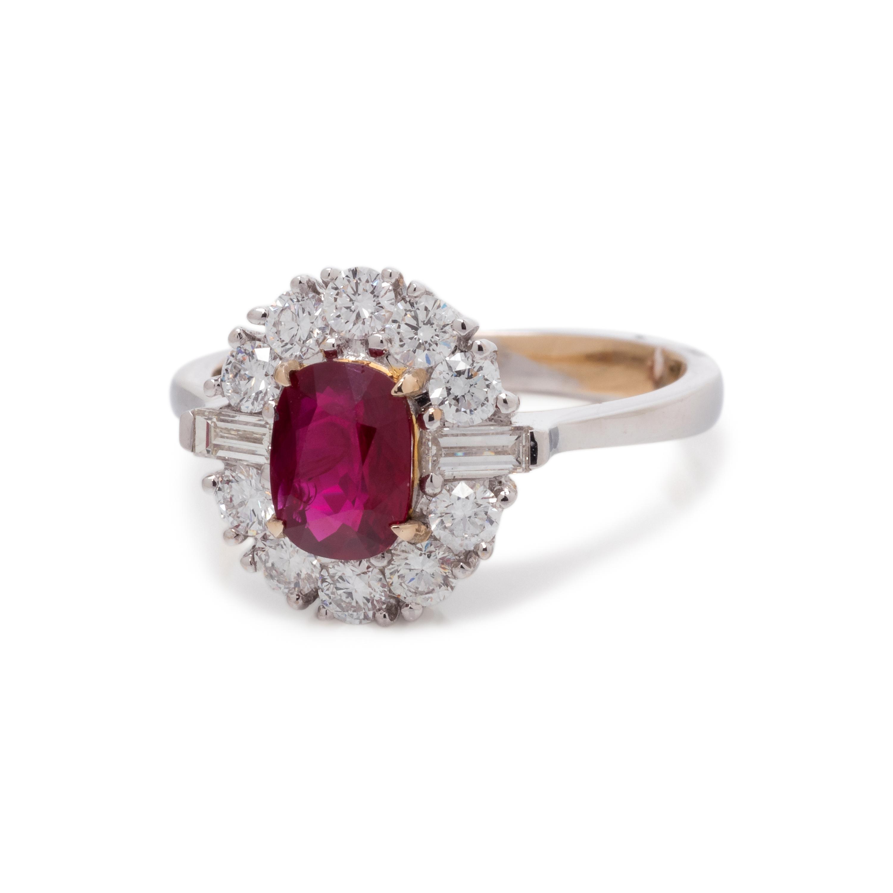 RUBY AND DIAMOND RING