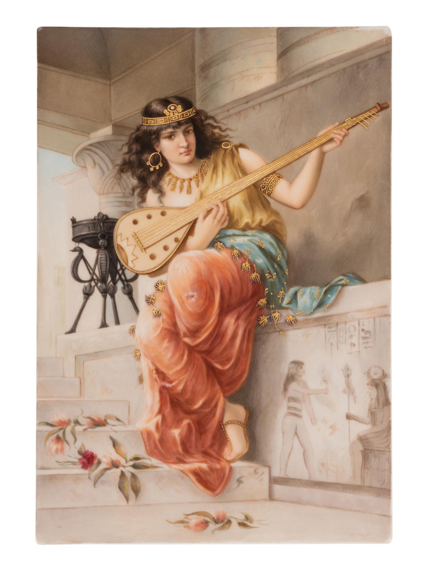 A Berlin (K.P.M.) Porcelain Plaque