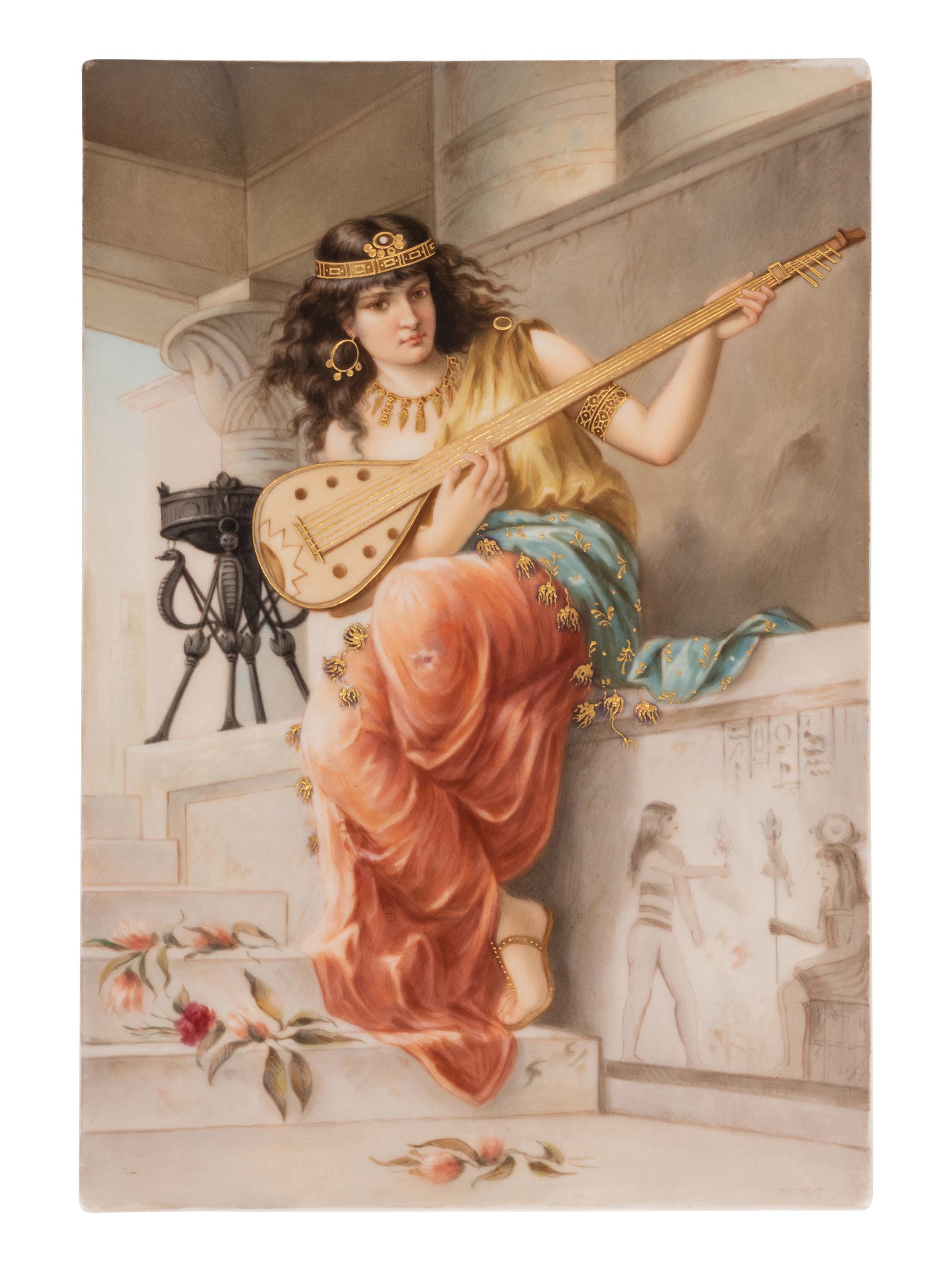 A Berlin (K.P.M.) Porcelain Plaque