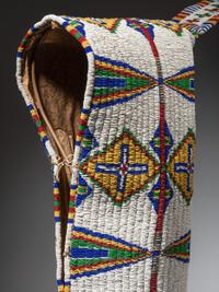 Sioux Beaded Hide Cradle