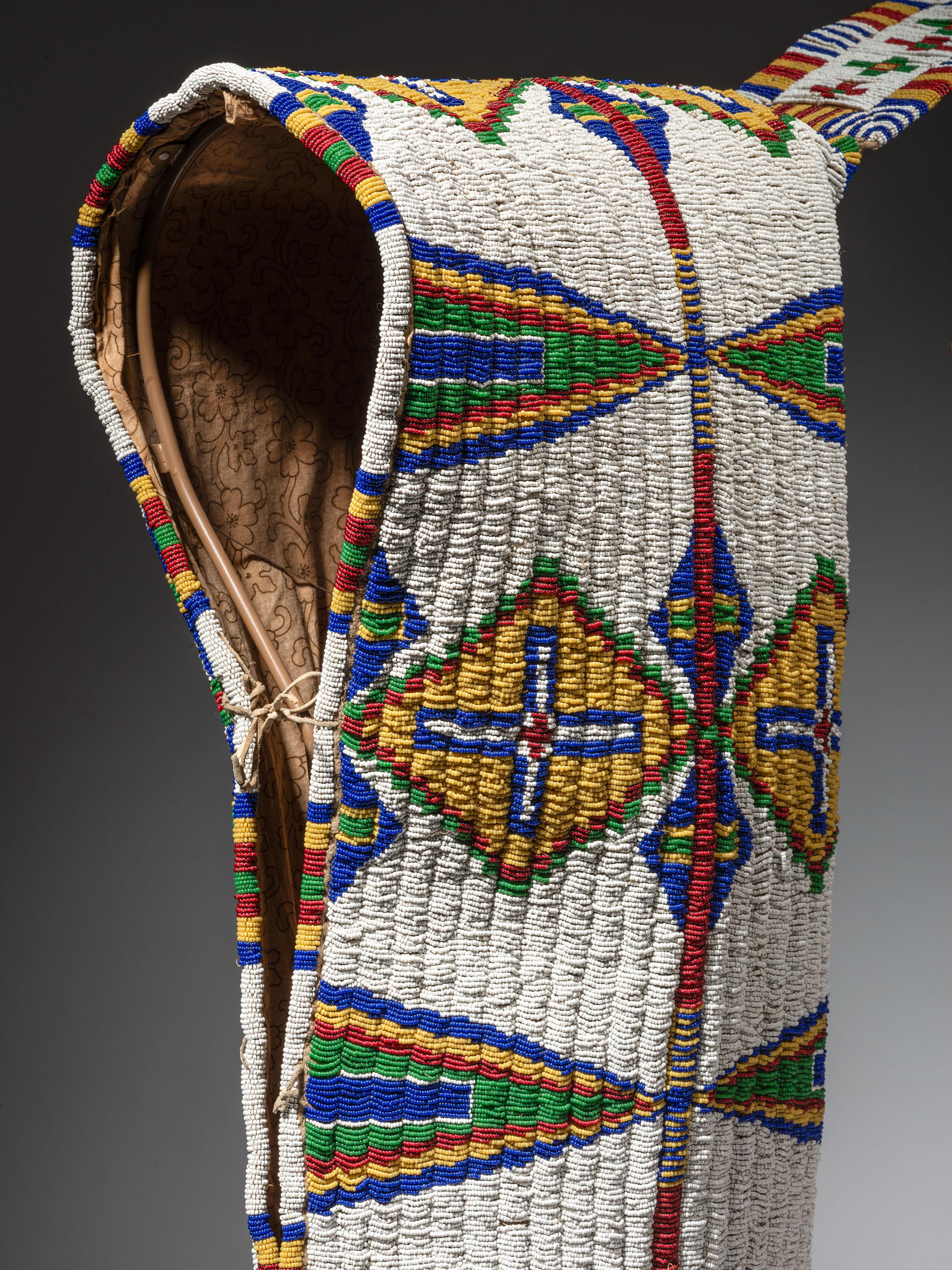 Sioux Beaded Hide Cradle