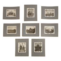 [Native Americana]. A group of 26 silver gelatin photographs of Pierre, South Dakota, incl. Native American subjects and ceremonies.