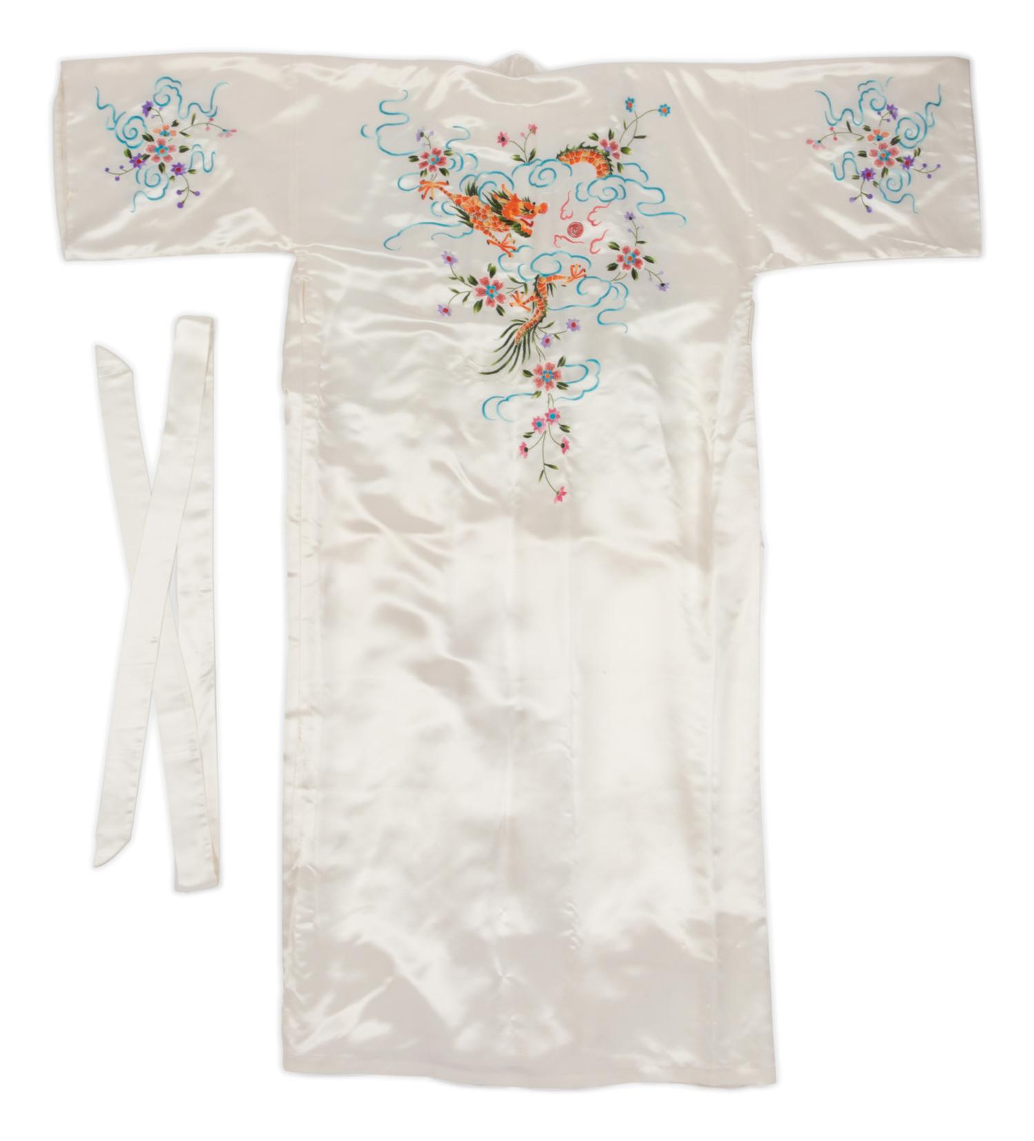 Three Chinese Silk Embroidered Lady's Articles