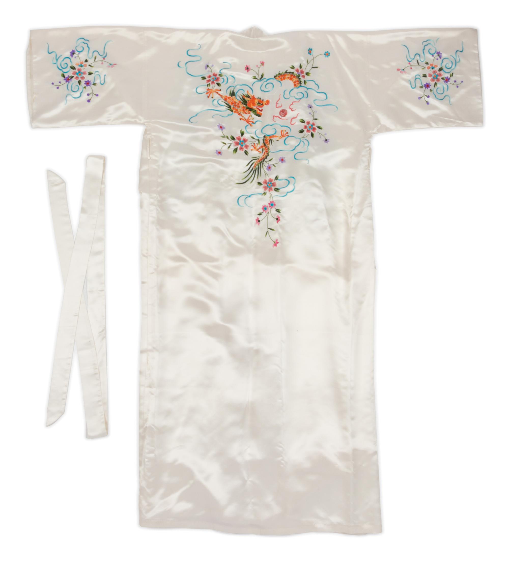 Three Chinese Silk Embroidered Lady's Articles