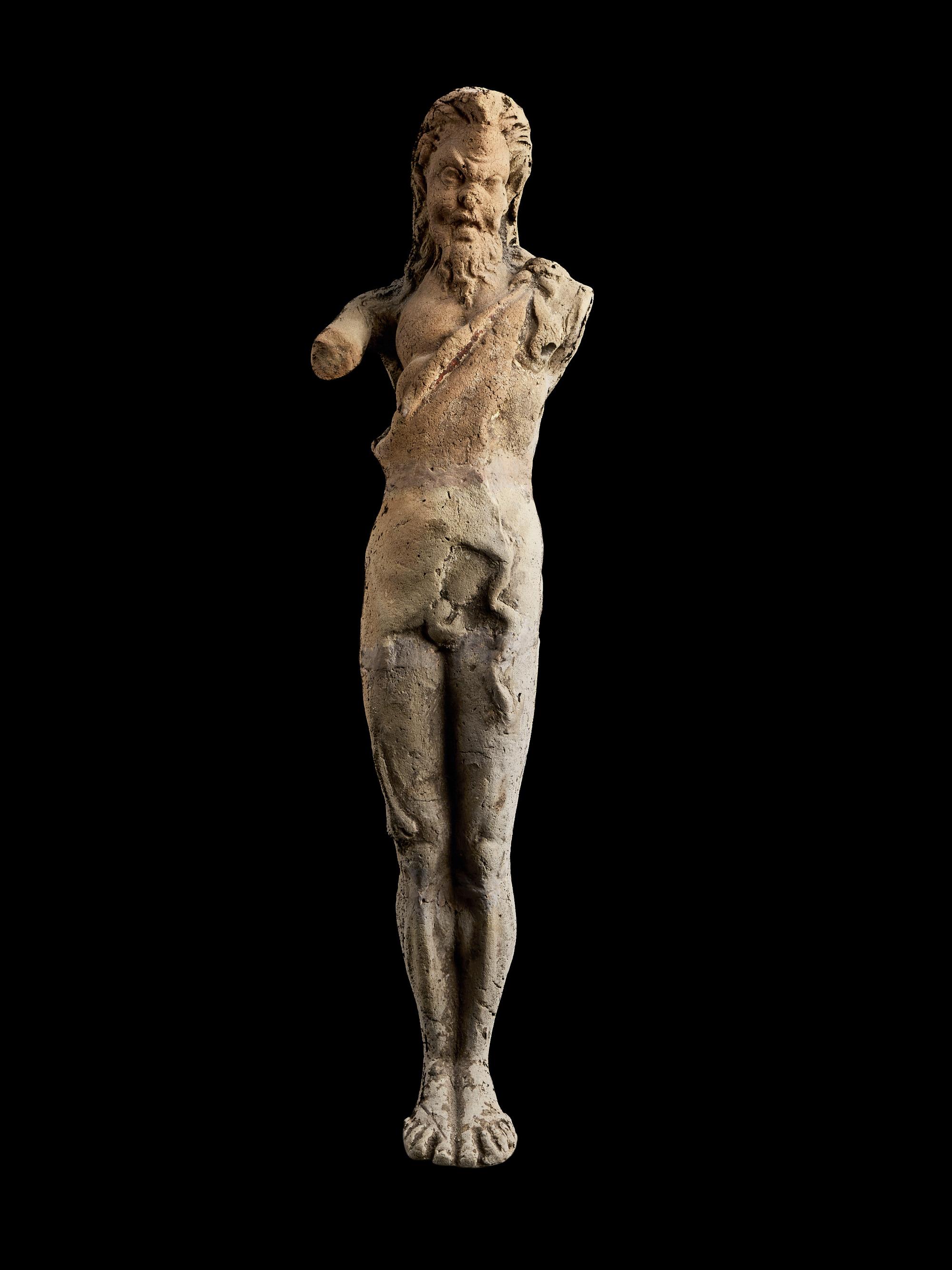 A Hellenistic Terracotta Satyr