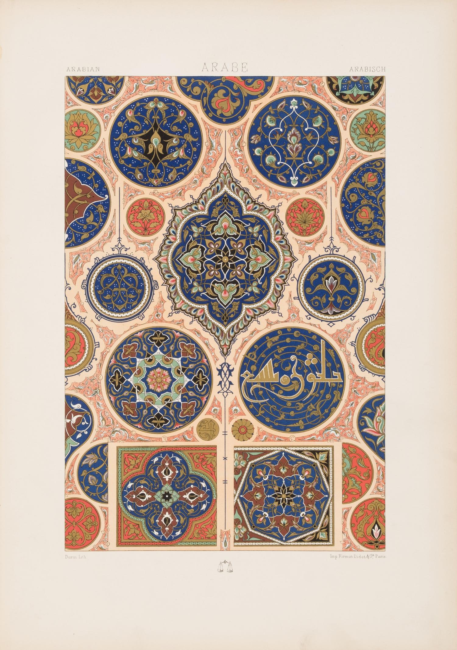 [Design] Racinet, Auguste. L'Ornement Polychrome