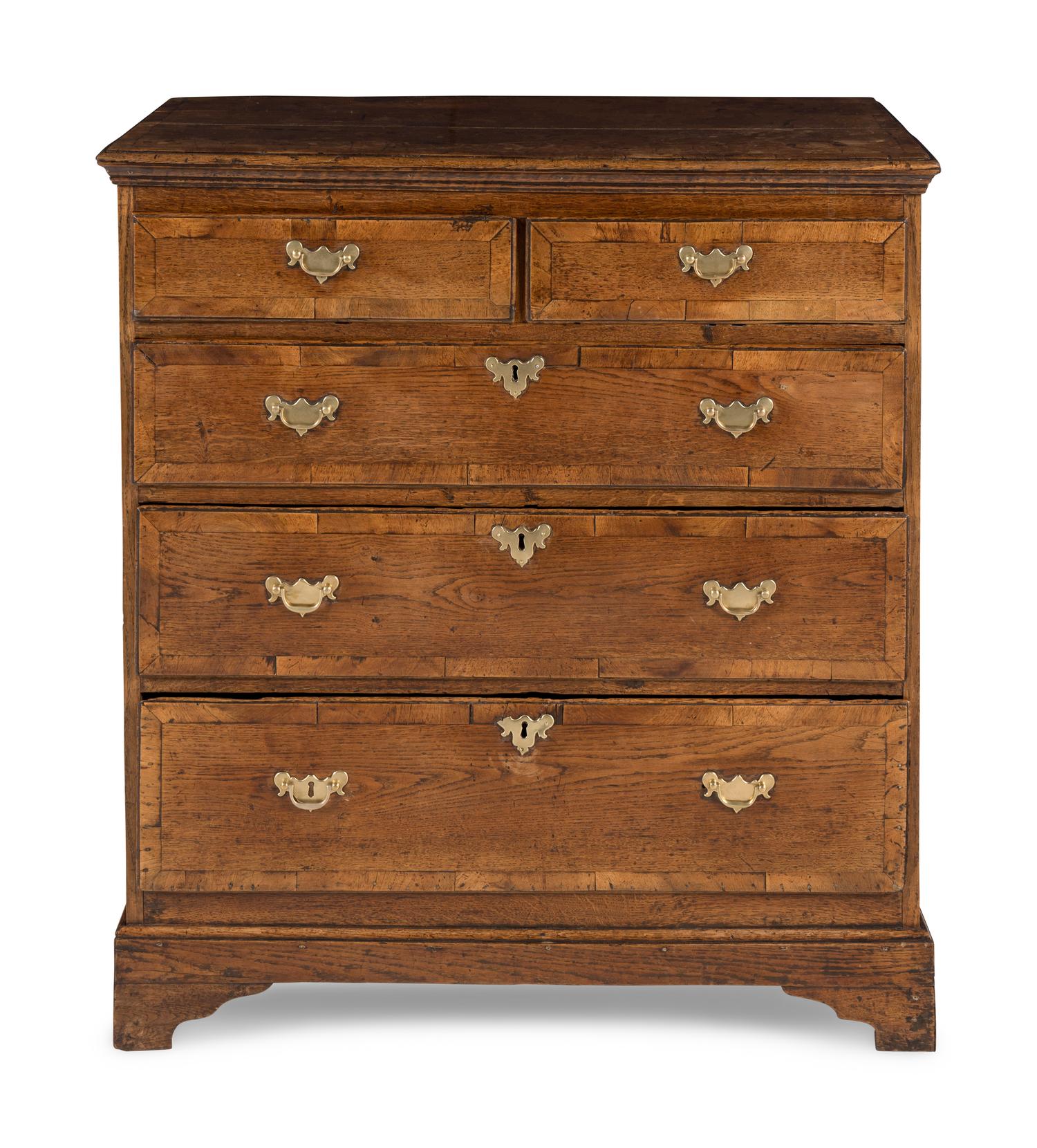 A George III Oak Chest of Drawers
