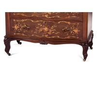 An Aesthetic Movement Mahogany, Inlay and Mother of Pearl Bedroom Set from Katherine Graham's Estate