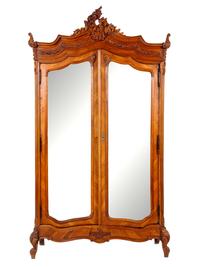 A Louis XV Style Walnut Armoire