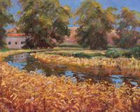 Two Works: Pathway to Elk Meadow and Barn and Marshes