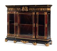 A Napoleon III Gilt Bronze Mounted Boulle Marquetry Cabinet