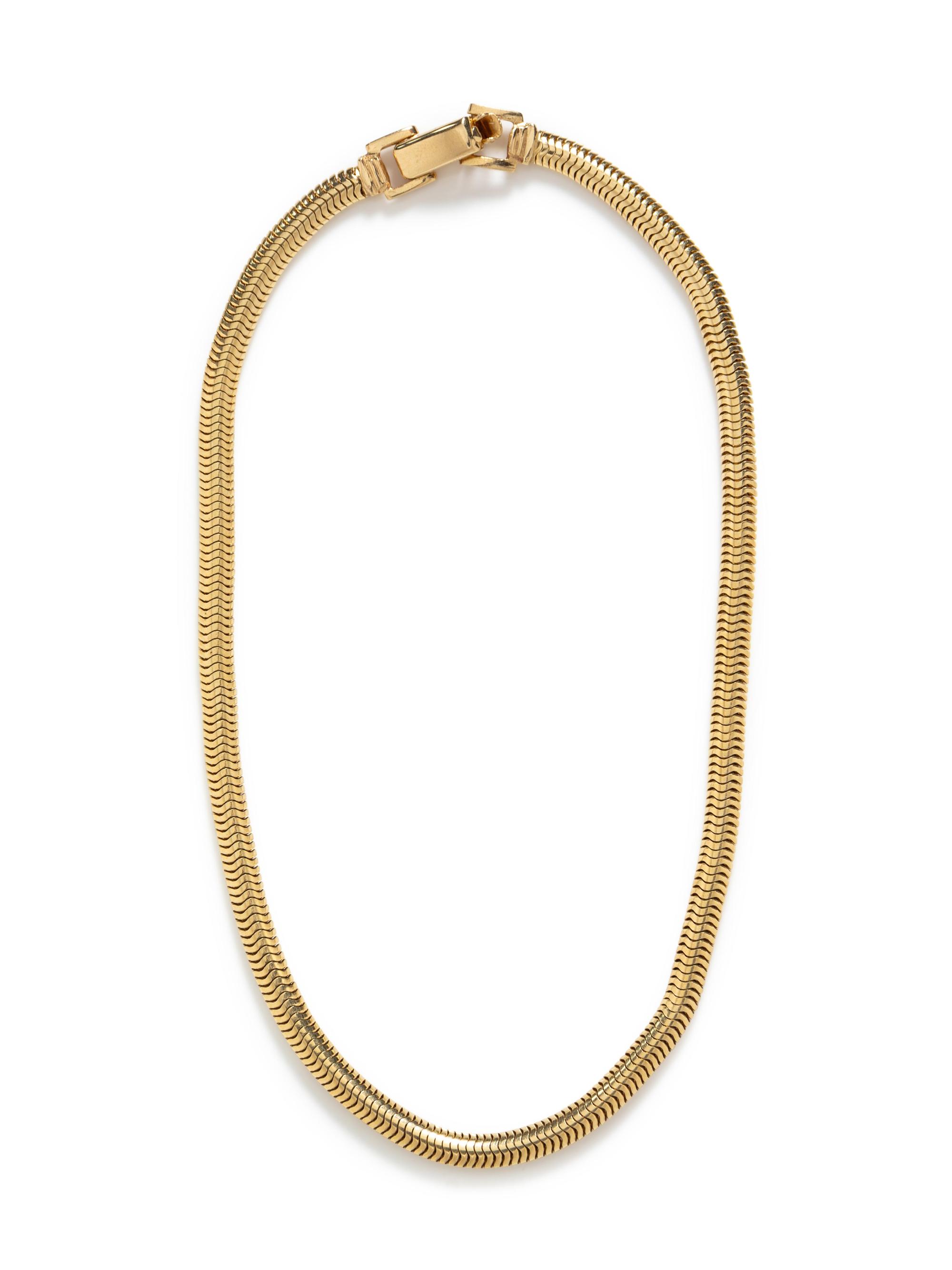 A 14 Karat Yellow Gold Necklace,