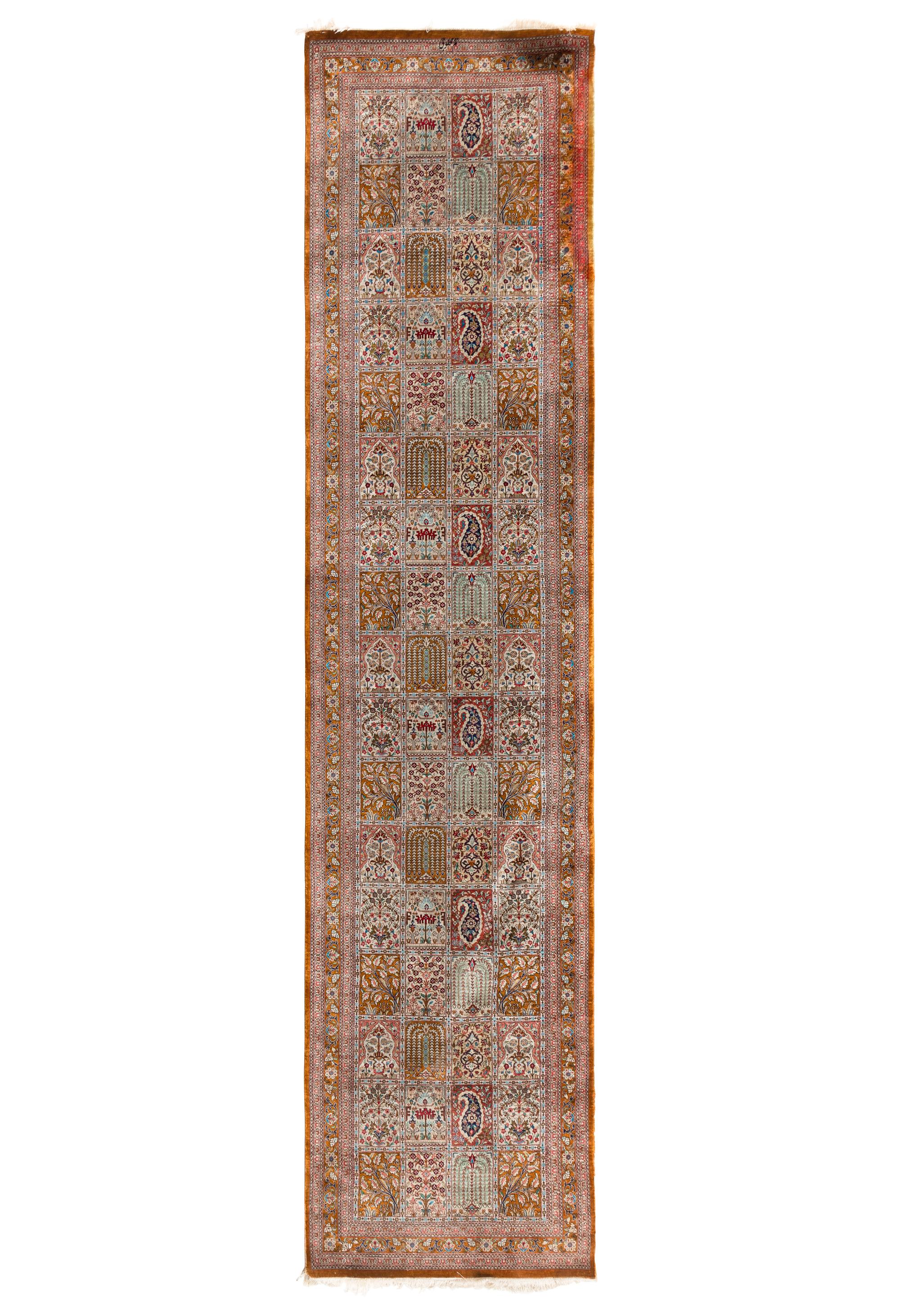 A Bakhtiari Silk Runner