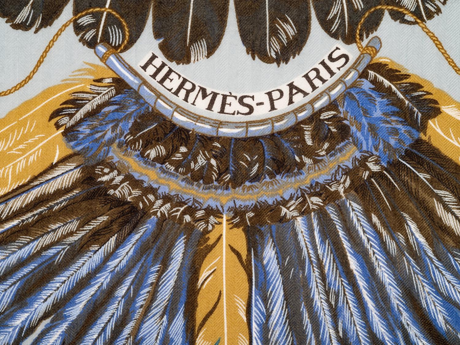 Hermès 140cm Cashmere/Silk Scarf