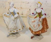 Two Rosenthal Porcelain Figures. Height of taller 8 1/2 inches.