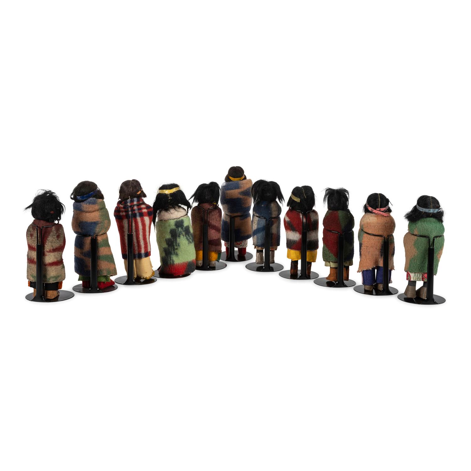 Group of Skookum Dolls, PLUS