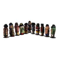 Group of Skookum Dolls, PLUS