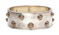 A Sterling Silver Bangle Bracelet, Puig Doria, 75.60 dwts.
