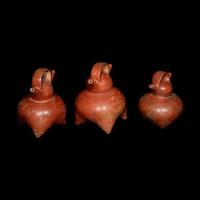 Three Calima Redware Alcarrazas