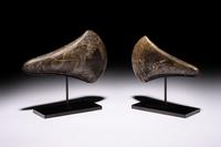 Two Early European Stone Axe Heads